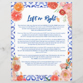 タモアブライダルシャワー離れまたは右ゲーム (正面)