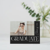 タモダンはっきりしたイプ卒業写真パーティーA 案内ポストカード (スタンド正面)