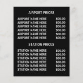 タモダンクシー·キャブ·ファーム(価格表付き) チラシ (裏面)