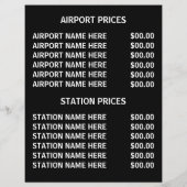 タモダンクシー·キャブ·ファーム（価格表付き） チラシ (裏面)