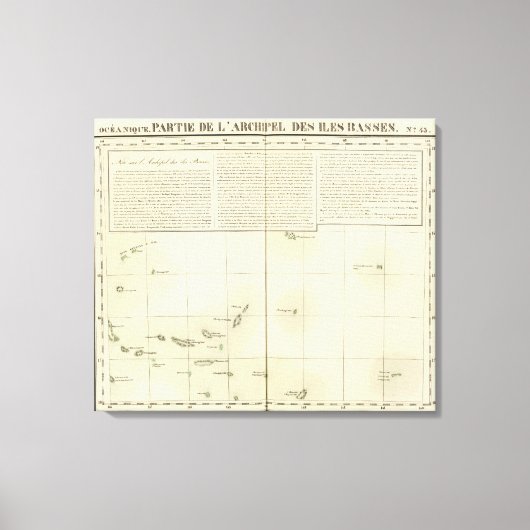 タモトゥアイランズオセアニアno 43 キャンバスプリント (正面)