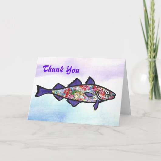 タラありがとう サンキューカード (正面)