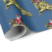 タラおもしろいルスに乗るサンタクロース ラッピングペーパー (ロールコーナー)