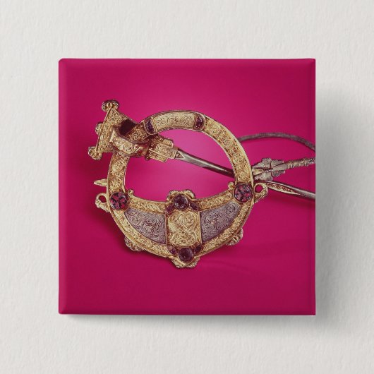 タラのブローチの逆 缶バッジ (正面)