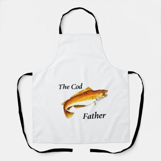 タラの父の理想的な魚釣り存在。 エプロン (正面)
