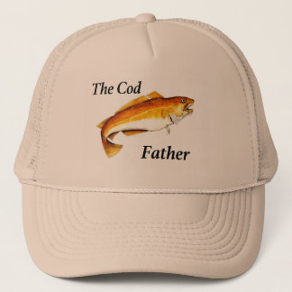 タラの父の理想的な魚釣り存在。 キャップ