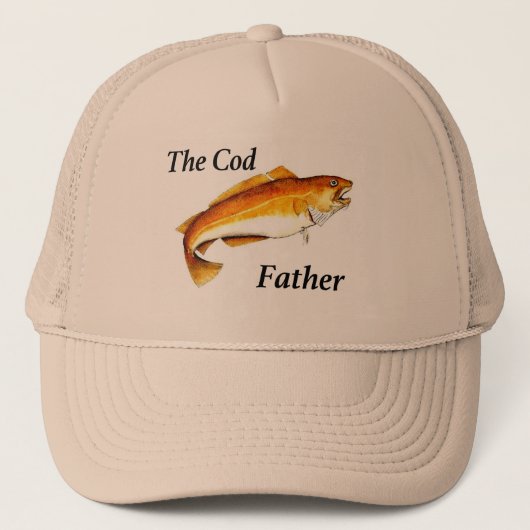 タラの父の理想的な魚釣り存在。 キャップ (正面)