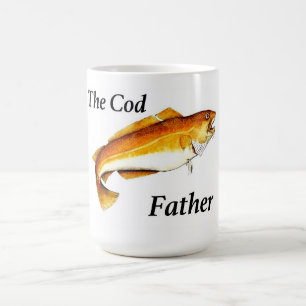 タラの父の理想的な魚釣り存在。 コーヒーマグカップ