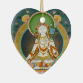 タラの白いオーナメント セラミックオーナメント (右)