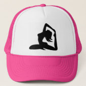 タラの踏越し段のヨガの女の子のトラック運転手の帽子 キャップ (正面)