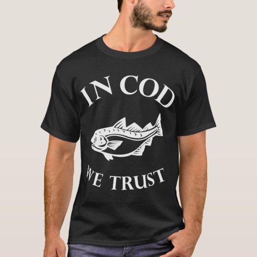 タラを信じろ Tシャツ (正面)