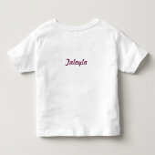 タライラ トドラーTシャツ (裏面)