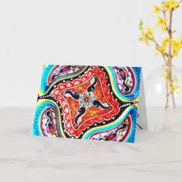 タラカラフルベラ・メキシコ挨拶 カード