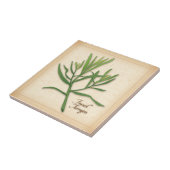 タラゴンフランスのハーブ タイル (側面)