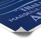 タラサフランスヴィンテージ旅行ポスター1927 ポスター (角)