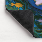 "タラサ" – 水中の女性 マウスパッド (コーナー)