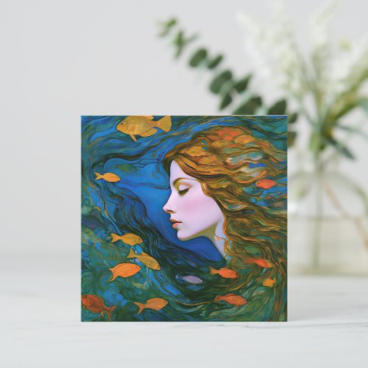 "タラサ" – 水中の女性 招待状 (スタンド正面)