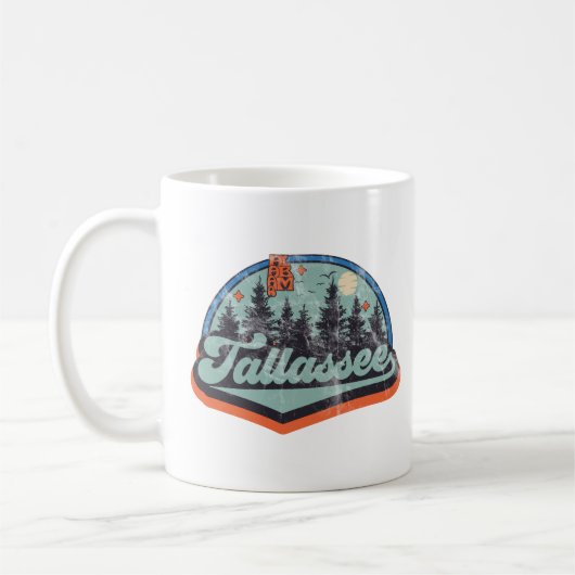 タラシー、アラバマ州 コーヒーマグカップ (左)