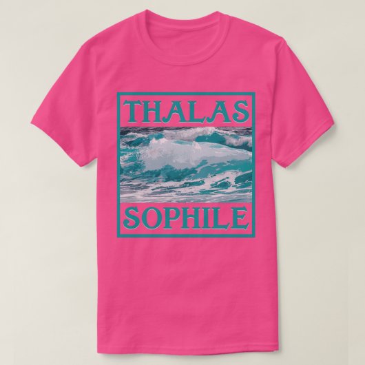 タラソフィー海海海波 Tシャツ (デザイン正面)