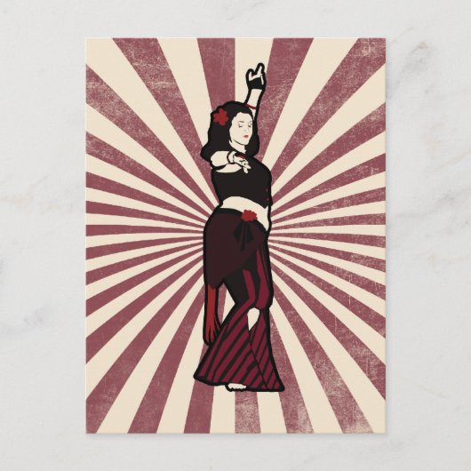 タラトライバルベリーダンサー ポストカード (正面)