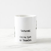 タラニス – ケルトの雷神 コーヒーマグカップ (中央)