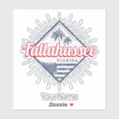 タラハシー市フロリ統一されたダ州ヴィンテージUSA シール (シート)