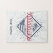 タラハシー市フロリ統一されたダ州ヴィンテージUSA ジグソーパズル (横)