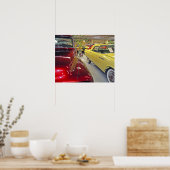タラハシー自動車博物館のヴィンテージ車 ポスター (キッチン)