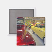 タラハシー自動車博物館のヴィンテージ車 マグネット (正面/裏面)