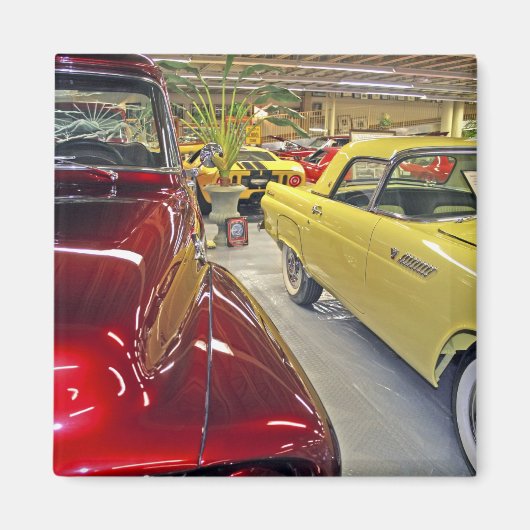 タラハシー自動車博物館のヴィンテージ車 マグネット (正面)