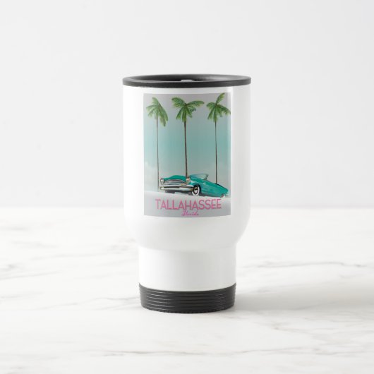 タラハシー フロリダ州 旅行ポスター トラベルマグ (中央)