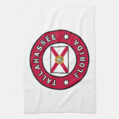 タラハシー・フロリダ キッチンタオル (縦)