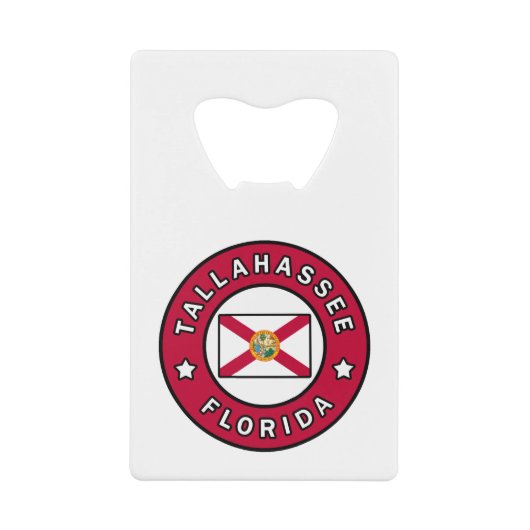 タラハシー・フロリダ クレジットカード栓抜き (正面)