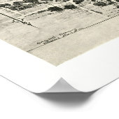 タラハシー， FLパノラママップ – 1926 ポスター (角)