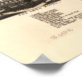 タラハシーFlorida 1885アンティークパノラママップ ポスター (角)