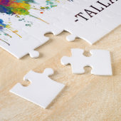 タラハシーUSAスカイライン ジグソーパズル (側面)