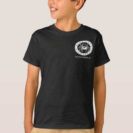 タラバガニ漁師のTシャツ Tシャツ (正面)