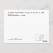 「タラフマラの女」 ポストカード (裏面)