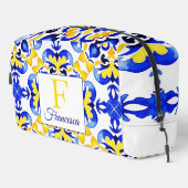 タラベラのアズレジョ青いタイルの花嫁の贈り物 ドップキット (右コーナー)