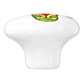 タラベラのサボテンのセラミック引出しノブ セラミックノブ (側面)