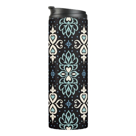 タラベラの模様。アズレホス・ポルトガル。トルコのオルナム タンブラー (回転右)