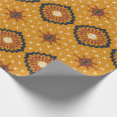 タラベラの模様。アズレホス・ポルトガル。トルコのオルナム ラッピングペーパー (角)