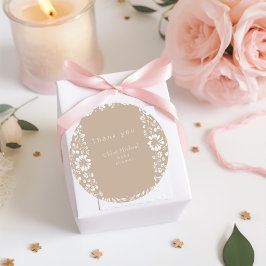 タラベラの赤ちゃんシャワー ラウンドシール