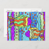 タラベラの魚のはがき ポストカード (正面/裏面)