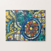 タラベラカラフル陶芸南西フォトアートおもしろい ジグソーパズル (横)