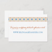 タラベラスペインのタイルWebサイトカード (正面/裏面)