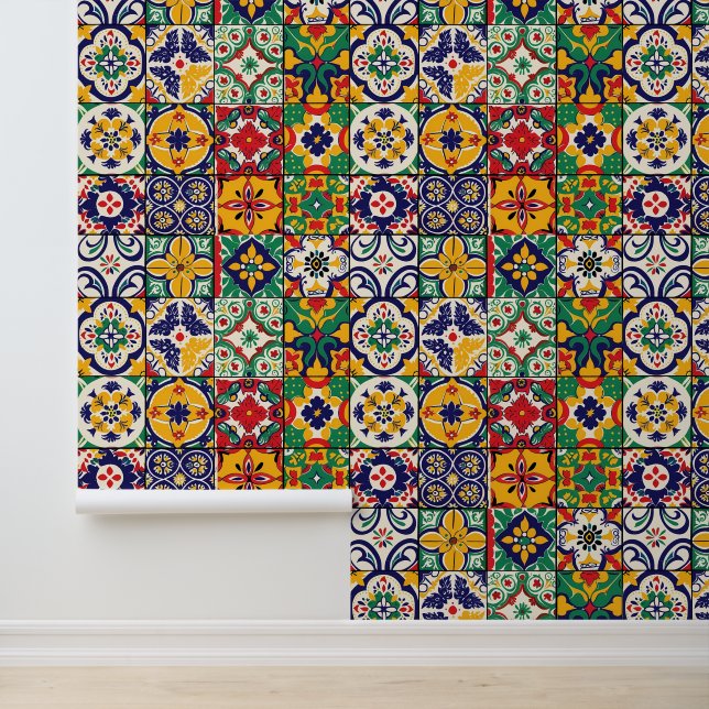 タラベラスペインのメキカラフルシク瓦 壁紙 (アプリケーション)