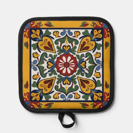 タラベラタイルシーズ 鍋敷き (正面)