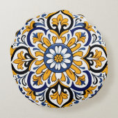 タラベラタイルタイル ラウンドクッション (裏面)