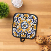 タラベラタイルタイル 鍋敷き (トップダウン)